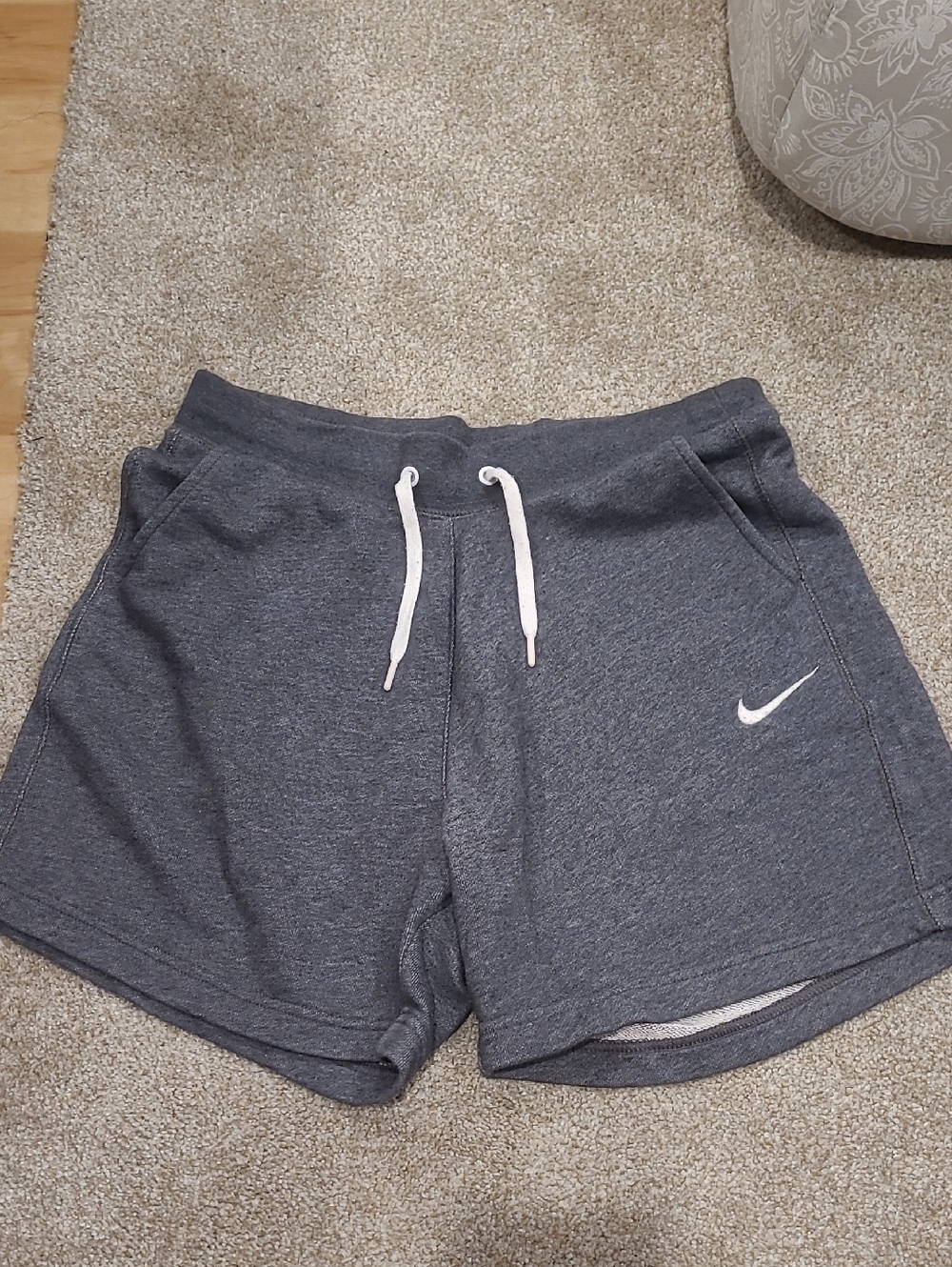 Nike Women's Dark Gray Dri-FIT Athletic Shorts